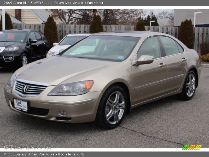 Desert Mist Metallic / Parchment 2005 Acura RL 3.5 AWD Sedan