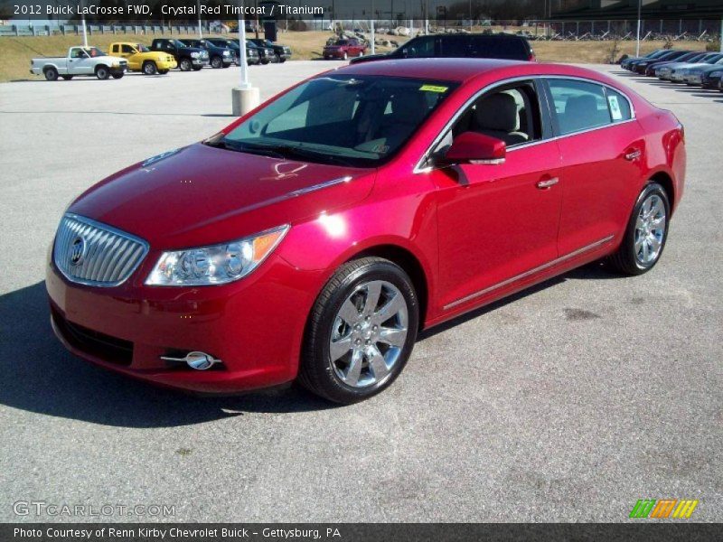 Crystal Red Tintcoat / Titanium 2012 Buick LaCrosse FWD