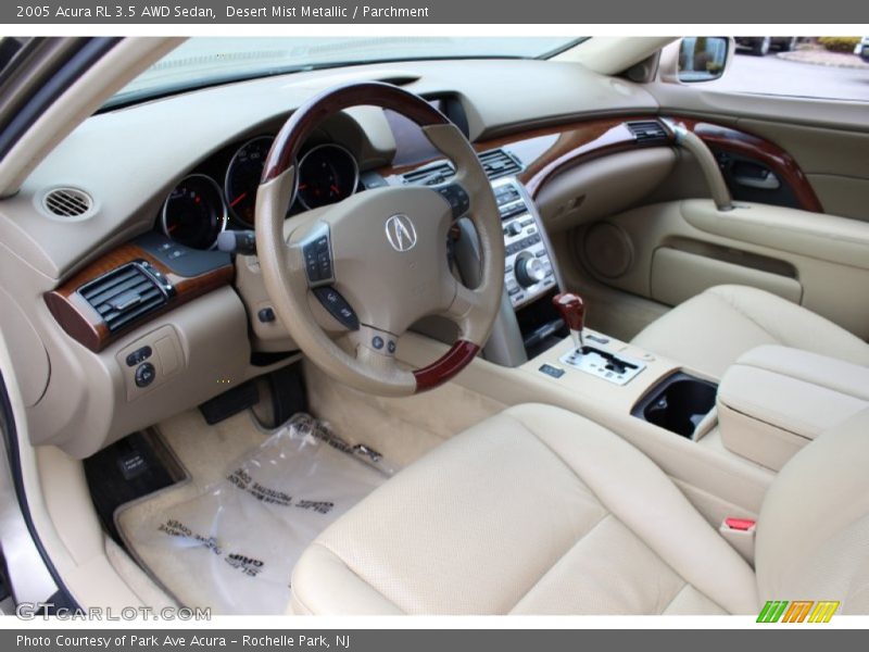 Desert Mist Metallic / Parchment 2005 Acura RL 3.5 AWD Sedan