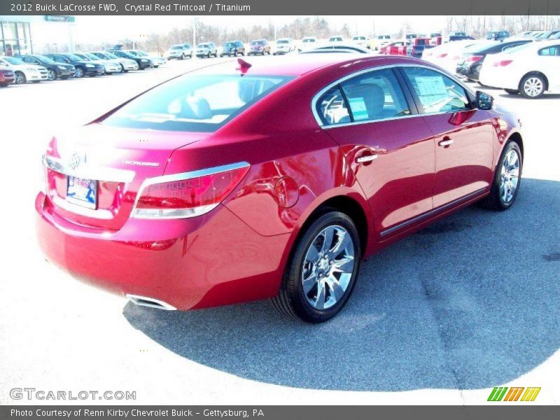 Crystal Red Tintcoat / Titanium 2012 Buick LaCrosse FWD