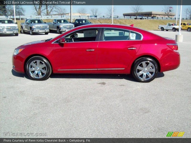 Crystal Red Tintcoat / Titanium 2012 Buick LaCrosse FWD