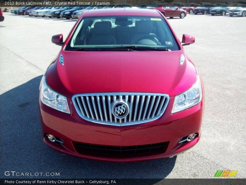 Crystal Red Tintcoat / Titanium 2012 Buick LaCrosse FWD