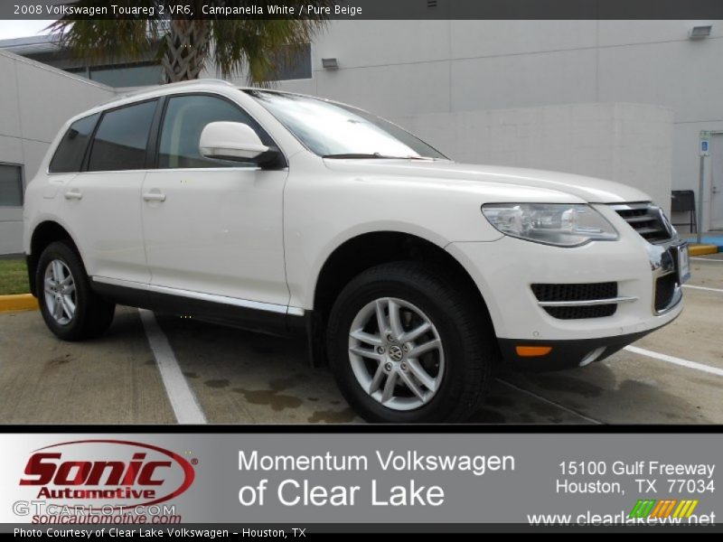 Campanella White / Pure Beige 2008 Volkswagen Touareg 2 VR6