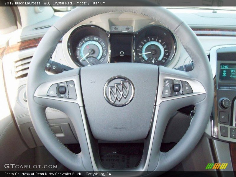 Crystal Red Tintcoat / Titanium 2012 Buick LaCrosse FWD