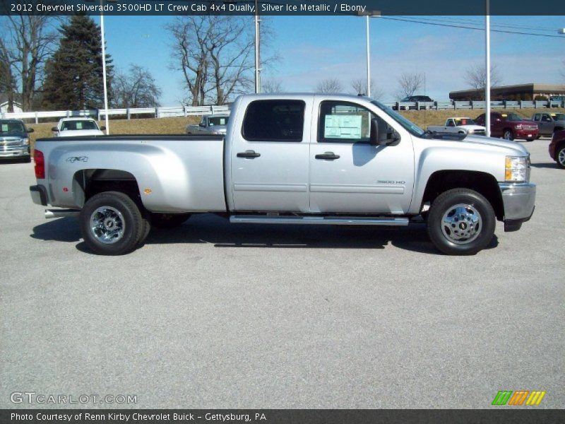  2012 Silverado 3500HD LT Crew Cab 4x4 Dually Silver Ice Metallic