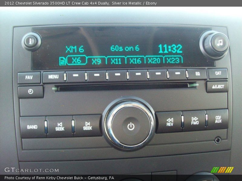 Silver Ice Metallic / Ebony 2012 Chevrolet Silverado 3500HD LT Crew Cab 4x4 Dually