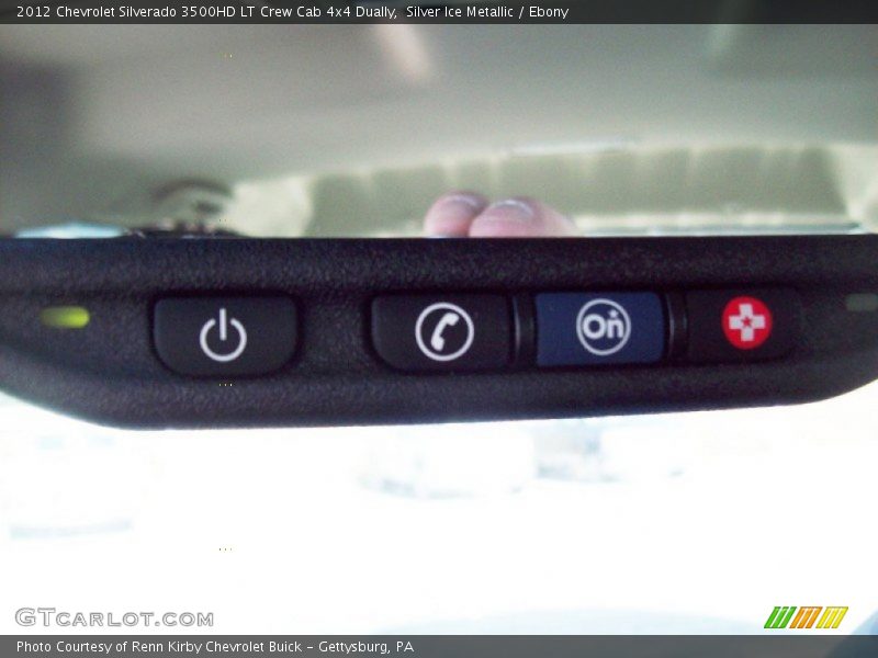 Silver Ice Metallic / Ebony 2012 Chevrolet Silverado 3500HD LT Crew Cab 4x4 Dually