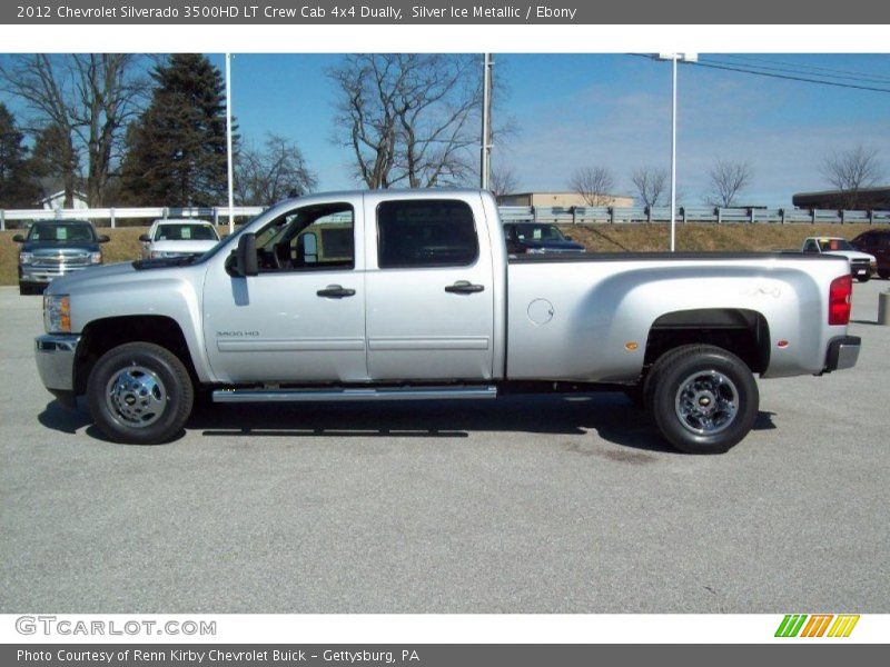  2012 Silverado 3500HD LT Crew Cab 4x4 Dually Silver Ice Metallic