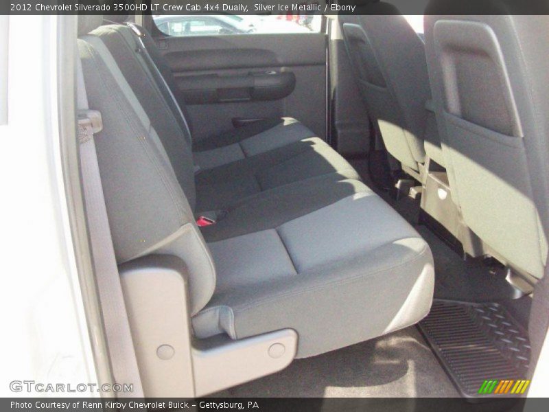 Silver Ice Metallic / Ebony 2012 Chevrolet Silverado 3500HD LT Crew Cab 4x4 Dually