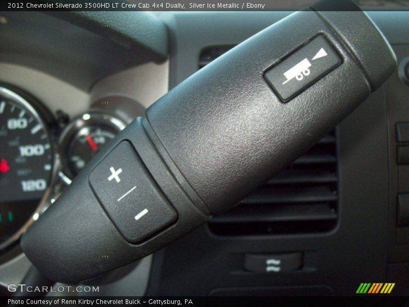 Silver Ice Metallic / Ebony 2012 Chevrolet Silverado 3500HD LT Crew Cab 4x4 Dually