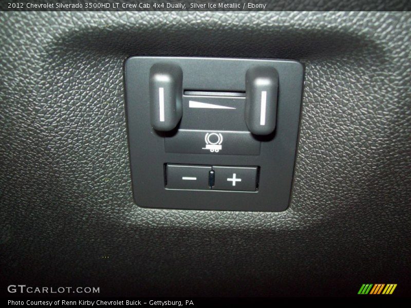 Silver Ice Metallic / Ebony 2012 Chevrolet Silverado 3500HD LT Crew Cab 4x4 Dually