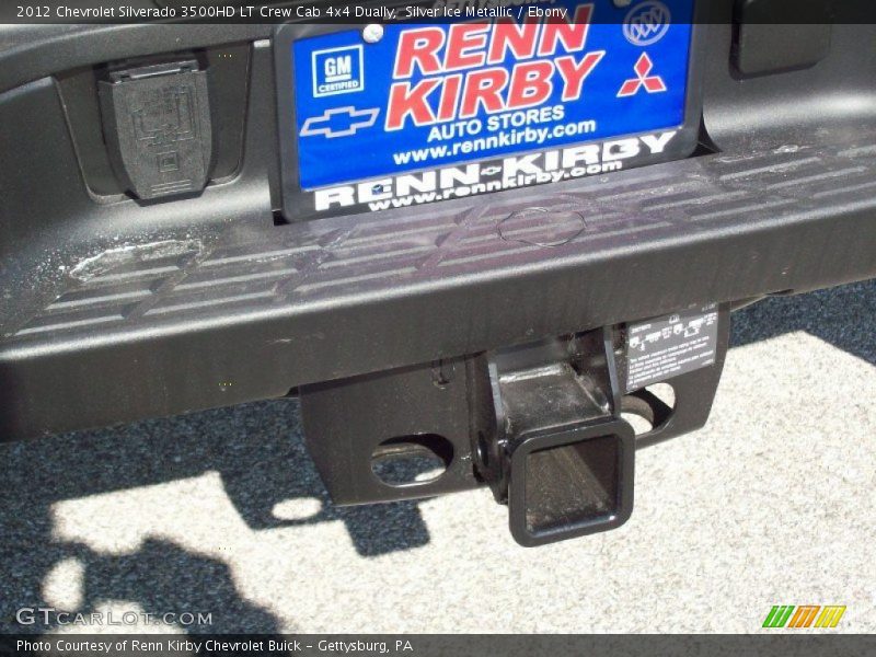 Silver Ice Metallic / Ebony 2012 Chevrolet Silverado 3500HD LT Crew Cab 4x4 Dually