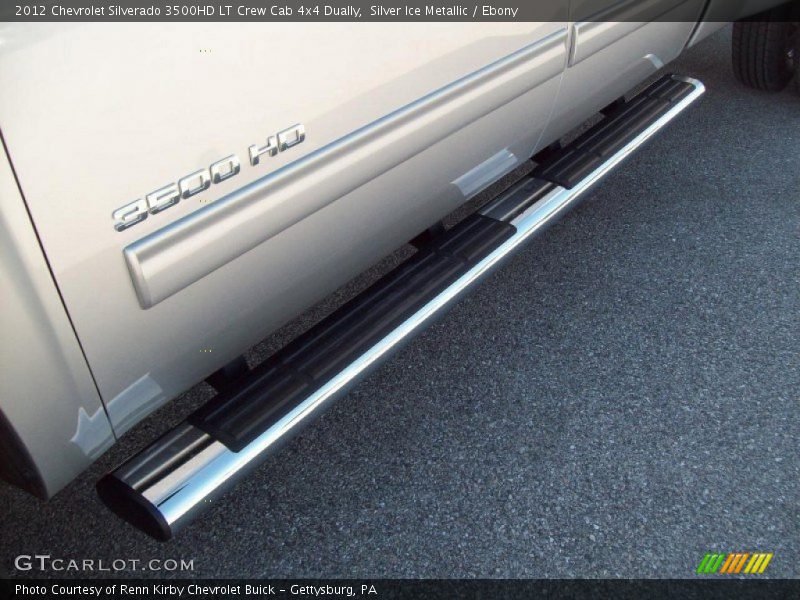 Silver Ice Metallic / Ebony 2012 Chevrolet Silverado 3500HD LT Crew Cab 4x4 Dually