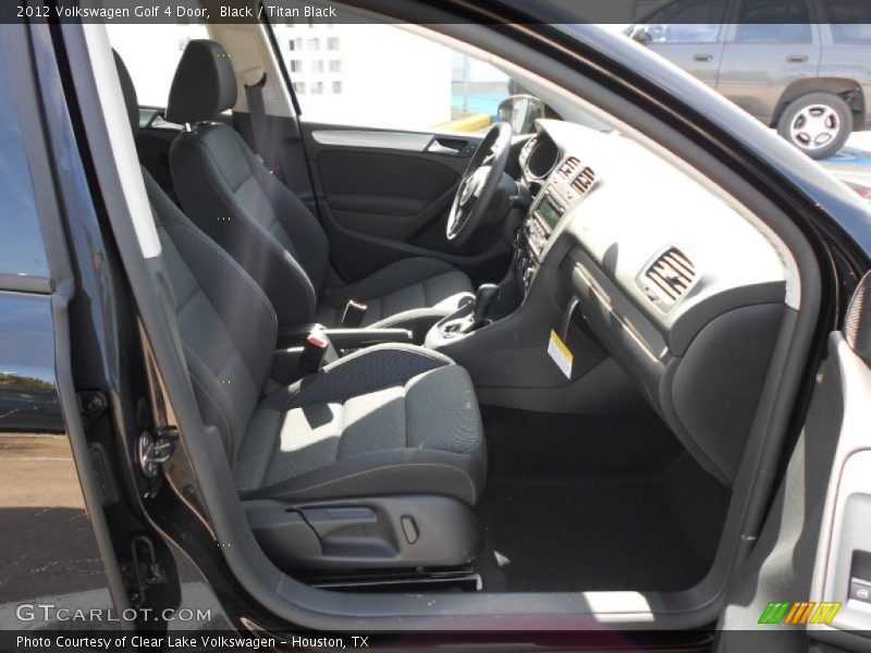 Black / Titan Black 2012 Volkswagen Golf 4 Door
