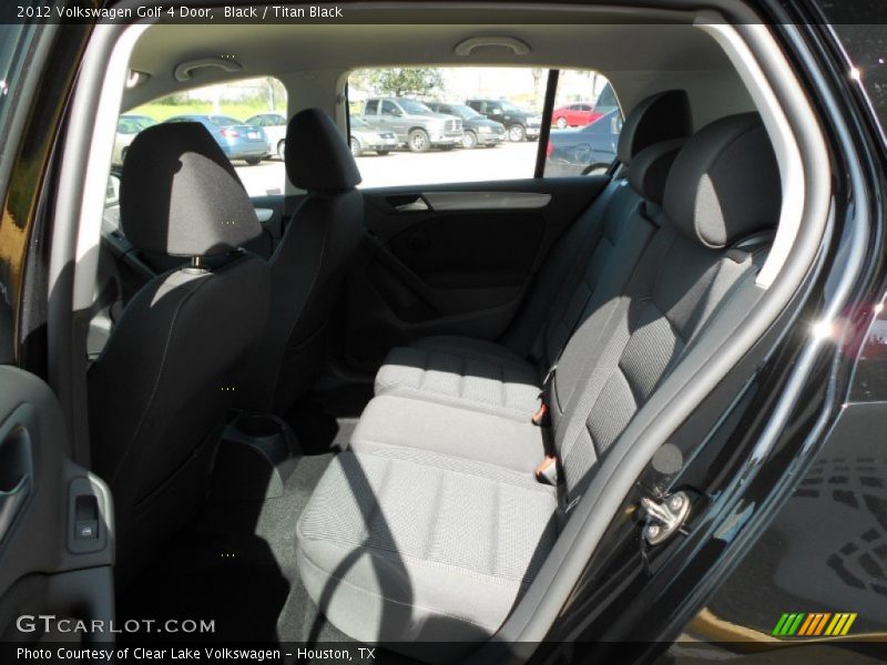 Black / Titan Black 2012 Volkswagen Golf 4 Door