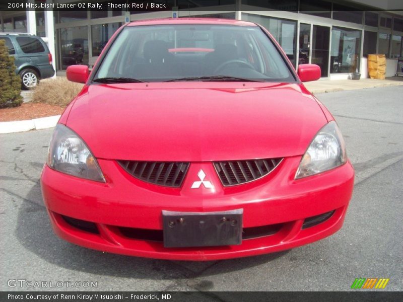 Phoenix Red / Black 2004 Mitsubishi Lancer OZ Rally