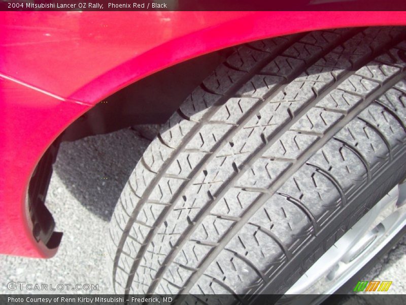 Phoenix Red / Black 2004 Mitsubishi Lancer OZ Rally