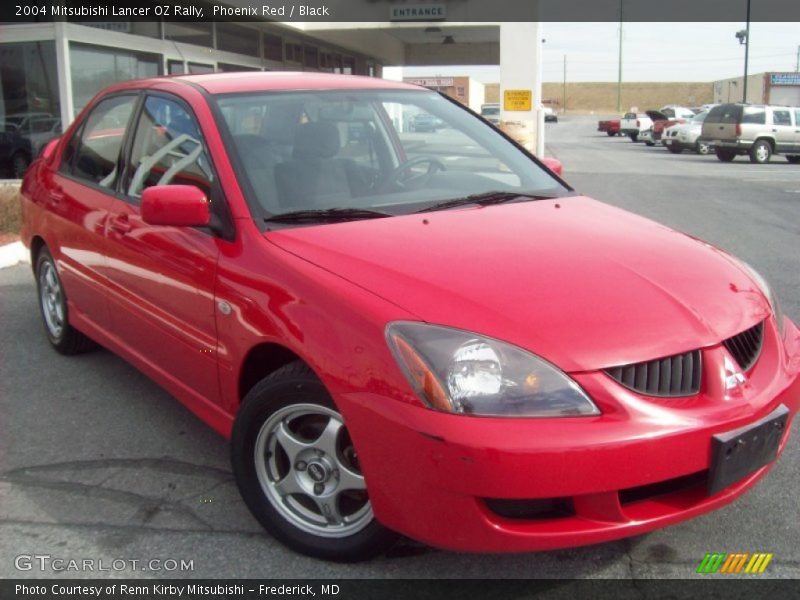 Phoenix Red / Black 2004 Mitsubishi Lancer OZ Rally
