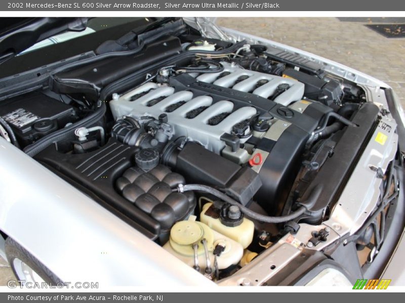  2002 SL 600 Silver Arrow Roadster Engine - 6.0 Liter DOHC 48-Valve V12