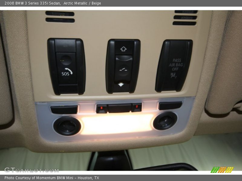 Arctic Metallic / Beige 2008 BMW 3 Series 335i Sedan