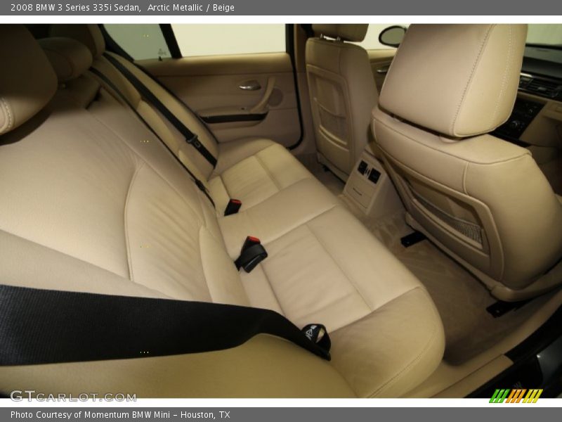 Arctic Metallic / Beige 2008 BMW 3 Series 335i Sedan