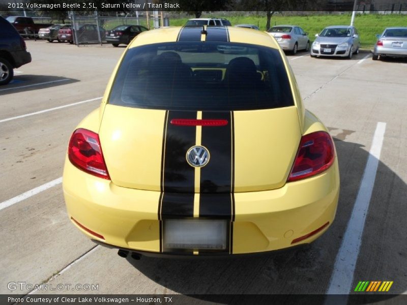 Saturn Yellow / Titan Black 2012 Volkswagen Beetle 2.5L