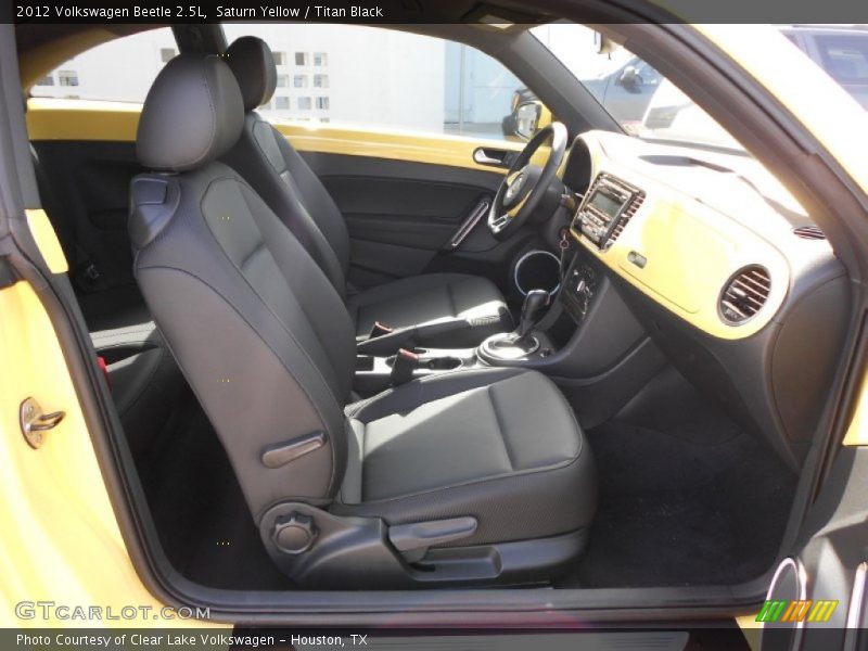 Saturn Yellow / Titan Black 2012 Volkswagen Beetle 2.5L