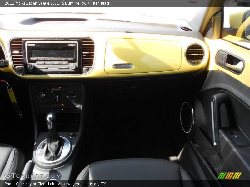 Saturn Yellow / Titan Black 2012 Volkswagen Beetle 2.5L