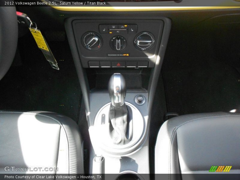 Saturn Yellow / Titan Black 2012 Volkswagen Beetle 2.5L