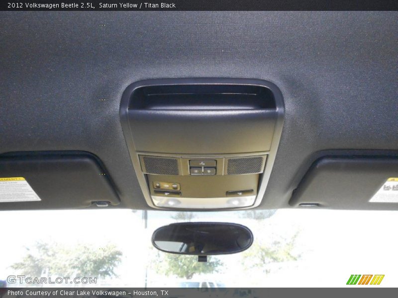 Saturn Yellow / Titan Black 2012 Volkswagen Beetle 2.5L