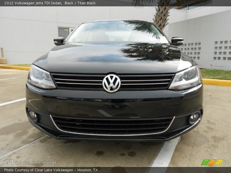 Black / Titan Black 2012 Volkswagen Jetta TDI Sedan