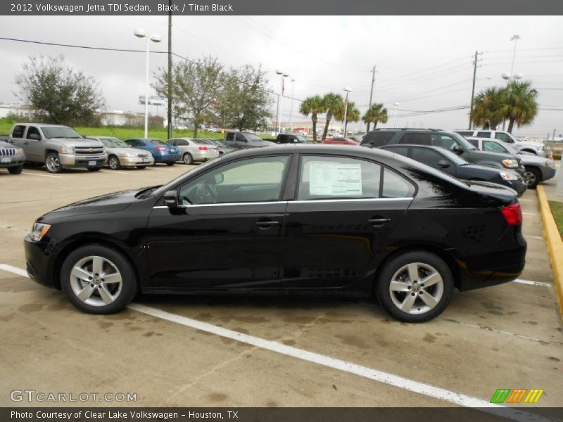 Black / Titan Black 2012 Volkswagen Jetta TDI Sedan