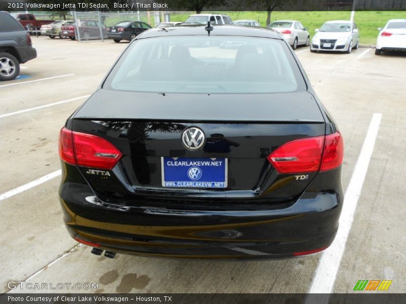 Black / Titan Black 2012 Volkswagen Jetta TDI Sedan