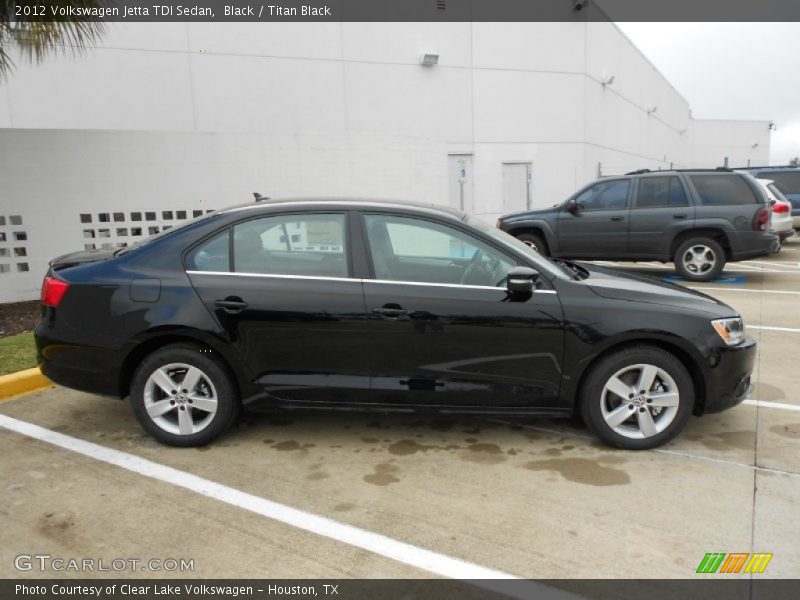 Black / Titan Black 2012 Volkswagen Jetta TDI Sedan