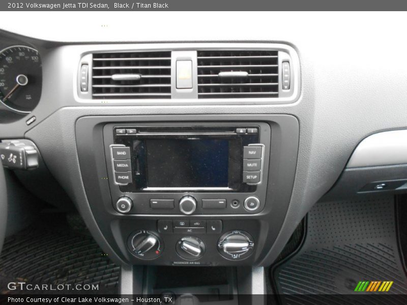 Black / Titan Black 2012 Volkswagen Jetta TDI Sedan
