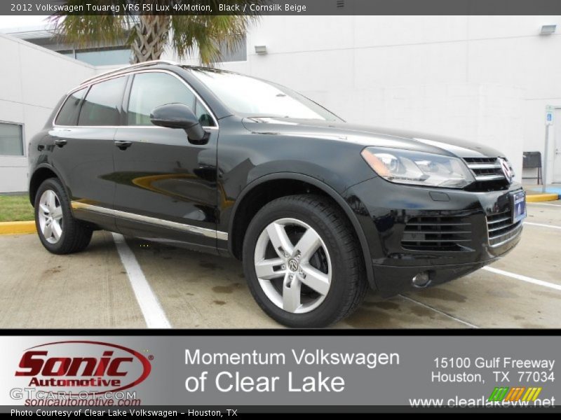 Black / Cornsilk Beige 2012 Volkswagen Touareg VR6 FSI Lux 4XMotion