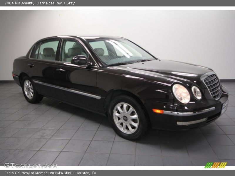 Dark Rose Red / Gray 2004 Kia Amanti