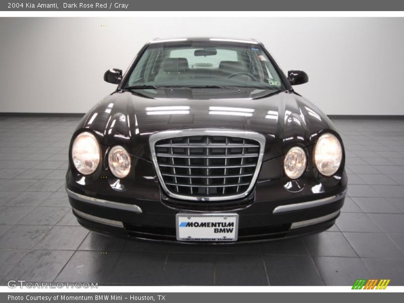 Dark Rose Red / Gray 2004 Kia Amanti