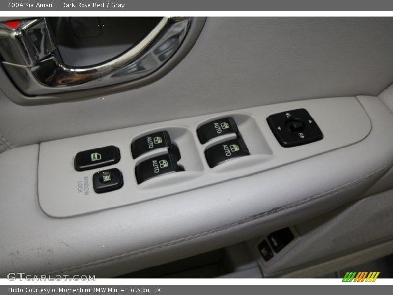 Dark Rose Red / Gray 2004 Kia Amanti