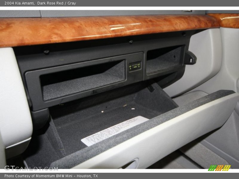 Dark Rose Red / Gray 2004 Kia Amanti