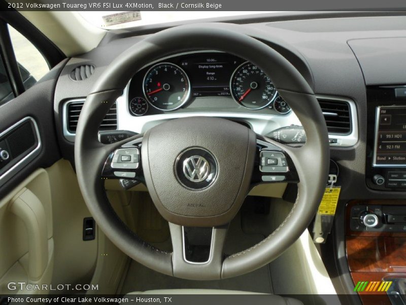 Black / Cornsilk Beige 2012 Volkswagen Touareg VR6 FSI Lux 4XMotion