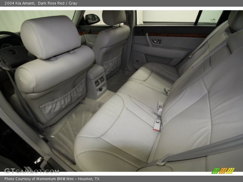 Dark Rose Red / Gray 2004 Kia Amanti