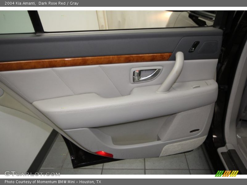 Dark Rose Red / Gray 2004 Kia Amanti