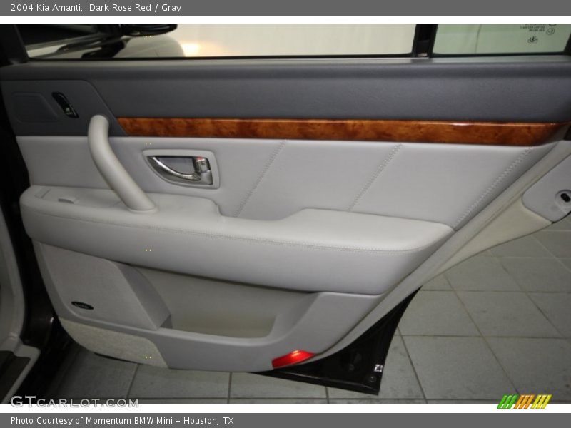 Dark Rose Red / Gray 2004 Kia Amanti