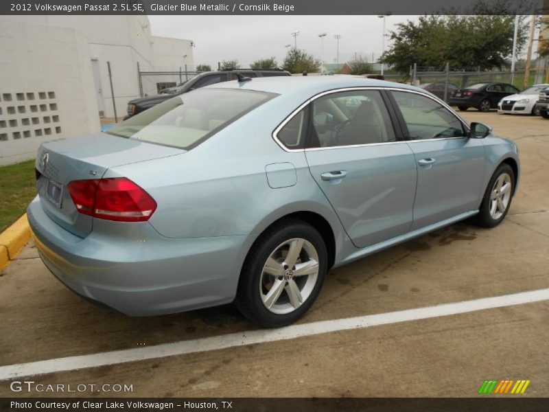 Glacier Blue Metallic / Cornsilk Beige 2012 Volkswagen Passat 2.5L SE