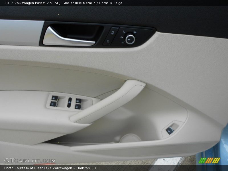 Glacier Blue Metallic / Cornsilk Beige 2012 Volkswagen Passat 2.5L SE