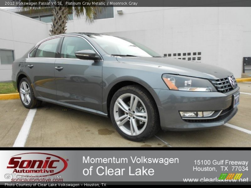 Platinum Gray Metallic / Moonrock Gray 2012 Volkswagen Passat V6 SE
