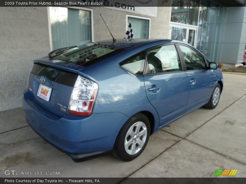 Seaside Blue Pearl / Bisque 2009 Toyota Prius Hybrid