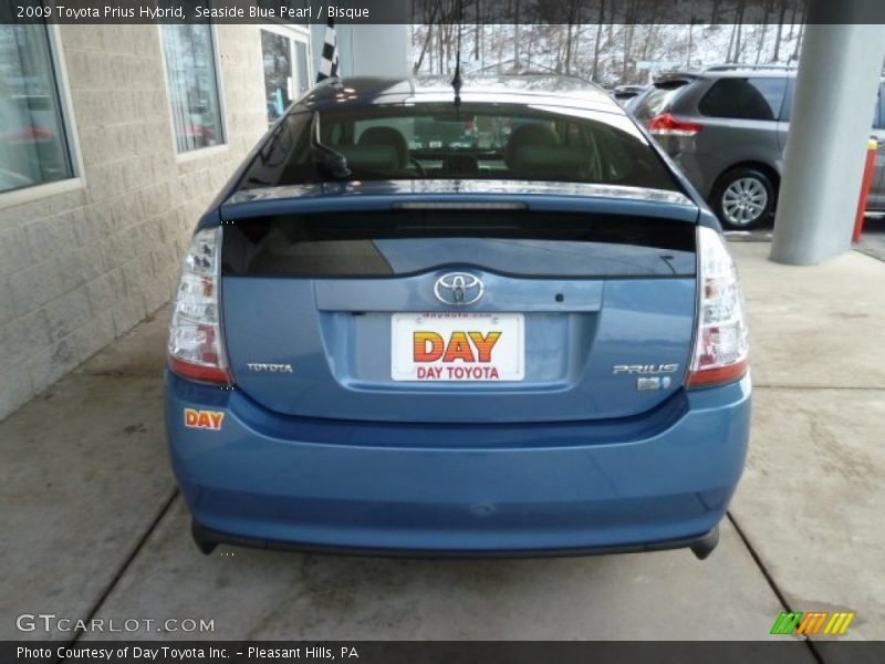 Seaside Blue Pearl / Bisque 2009 Toyota Prius Hybrid