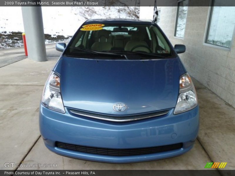 Seaside Blue Pearl / Bisque 2009 Toyota Prius Hybrid